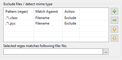 Bảng mẫu từ DocFetcher